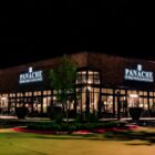 Panache store in greenways shopping center at night